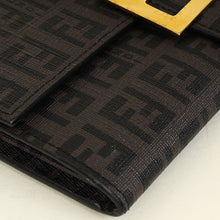 Fendi Brown Spalmati Zucchino Baguette Wallet