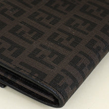 Fendi Brown Spalmati Zucchino Baguette Wallet