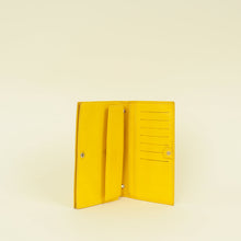 Fendi Yellow Embossed Chain Clutch Bag