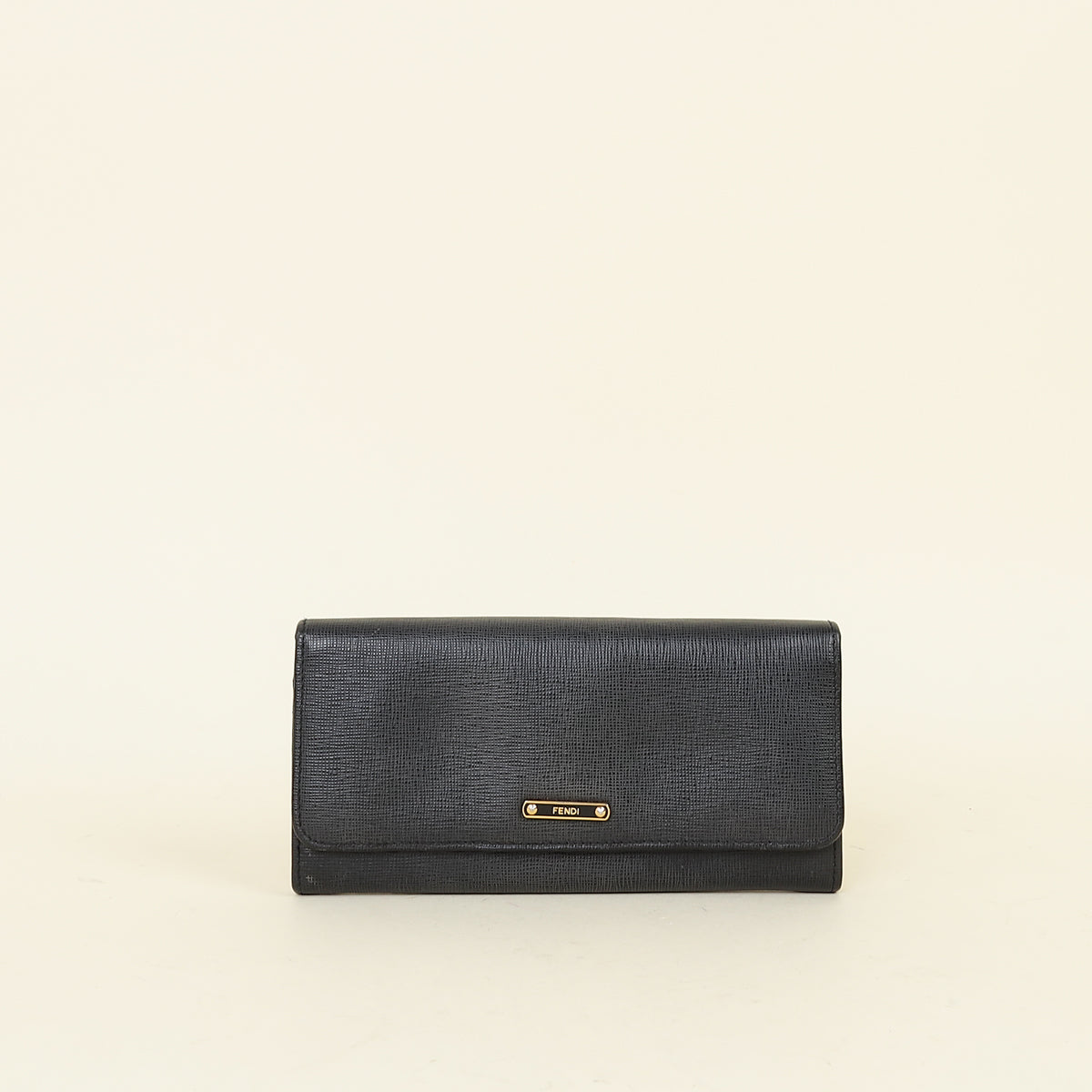 Fendi Black Continental Wallet