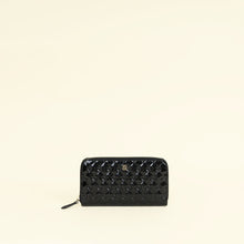 Fendi Black FF Embossed Zippy Wallet
