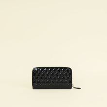 Fendi Black FF Embossed Zippy Wallet