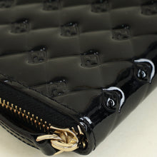Fendi Black FF Embossed Zippy Wallet
