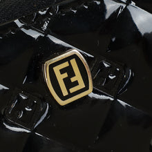 Fendi Black FF Embossed Zippy Wallet
