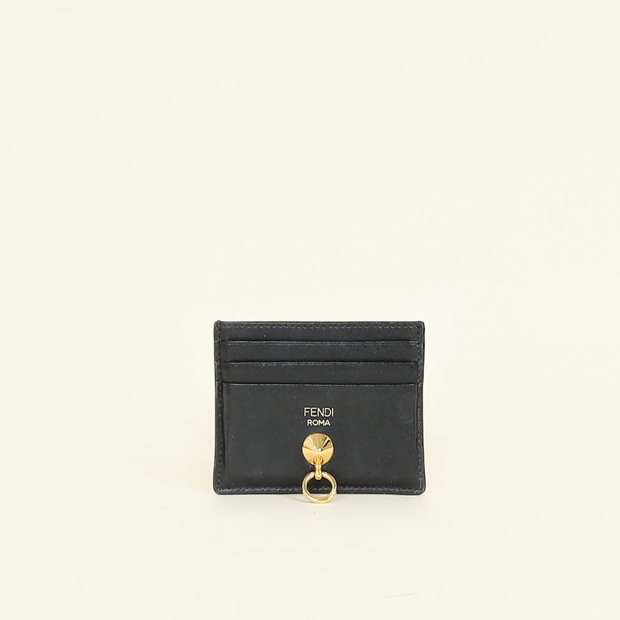 Fendi Black By The Way Card Holder