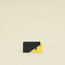 Fendi Bicolor Monster Bugs Eye Zipped Cardholder
