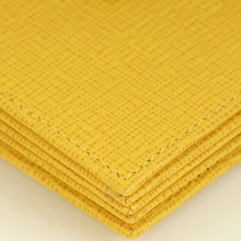 Fendi Yellow Card Case