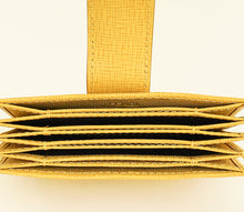 Fendi Yellow Card Case