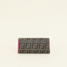 Fendi Bicolor FF Zucca Trifold Continental Wallet