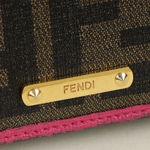 Fendi Bicolor FF Zucca Trifold Continental Wallet