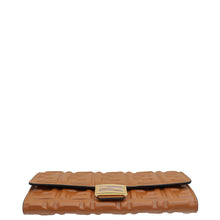 Fendi Caramel Baguette Continental Wallet on Chain