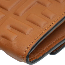 Fendi Caramel Baguette Continental Wallet on Chain
