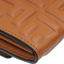 Fendi Caramel Baguette Continental Wallet on Chain
