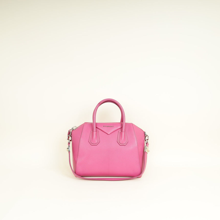 Givenchy Fuchsia Antigona Small Shoulder Bag