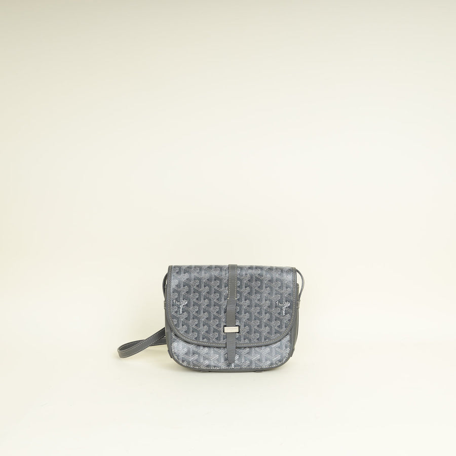 Goyard Gray Belvedere PM Messenger Bag