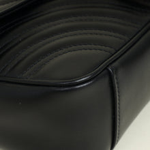 Gucci Black GG Marmont Medium Shoulder Bag