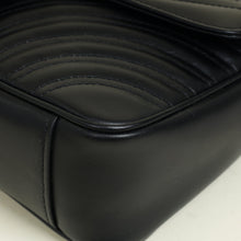 Gucci Black GG Marmont Medium Shoulder Bag