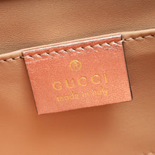 Gucci Metallic Pink Gold Middle East Exclusive Python Padlock Chain Small Shoulder Bag