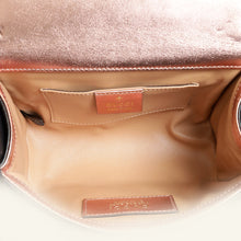 Gucci Metallic Pink Gold Middle East Exclusive Python Padlock Chain Small Shoulder Bag