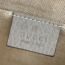 Gucci Gray Interlocking G Flap Small Shoulder Bag