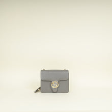 Gucci Gray Interlocking G Flap Small Shoulder Bag