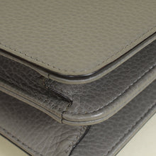 Gucci Gray Interlocking G Flap Small Shoulder Bag