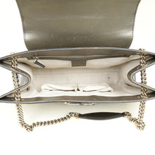 Gucci Metallic Brownish Gray GG Shine Emily Large Shoulder Bag