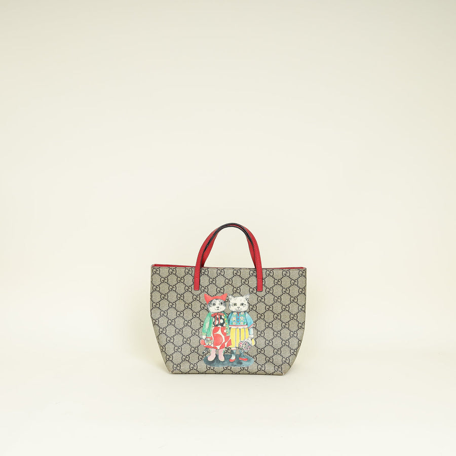 Gucci Bicolor x Yuko Higuchi Printed Top-Handle Bag