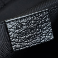 Gucci Black GG Drawstring Backpack Bag