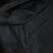 Gucci Black GG Drawstring Backpack Bag