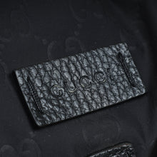 Gucci Black GG Drawstring Backpack Bag