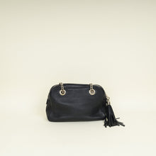 Gucci Black Soho Tassel Zip Chain Shoulder Bag
