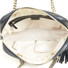 Gucci Black Soho Tassel Zip Chain Shoulder Bag