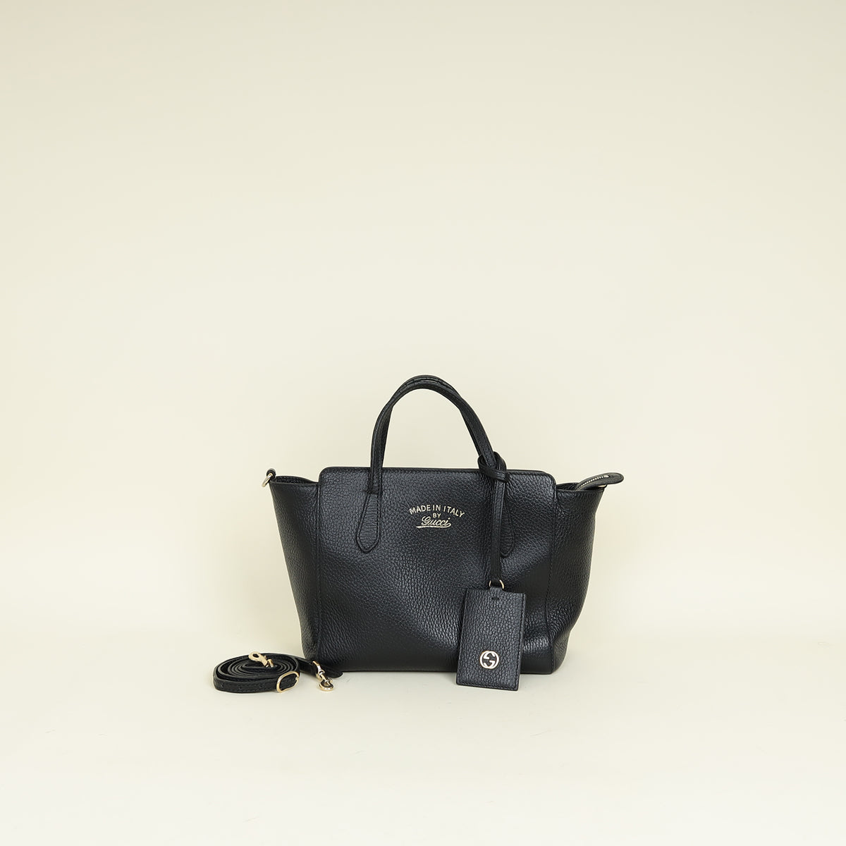 Gucci Black Swing Tote Mini Bag