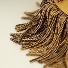Gucci Gold Lionhead Fringed Brooch