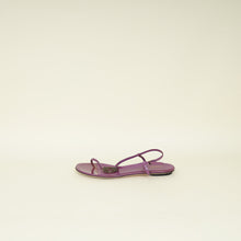 Gucci Violet GG Thong Ankle Strap Flat Sandals 39.5