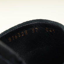 Gucci Black GG Horsebit Wedge Sandal 37