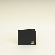 Gucci Black GG Marmont Bi-fold Card Case Wallet