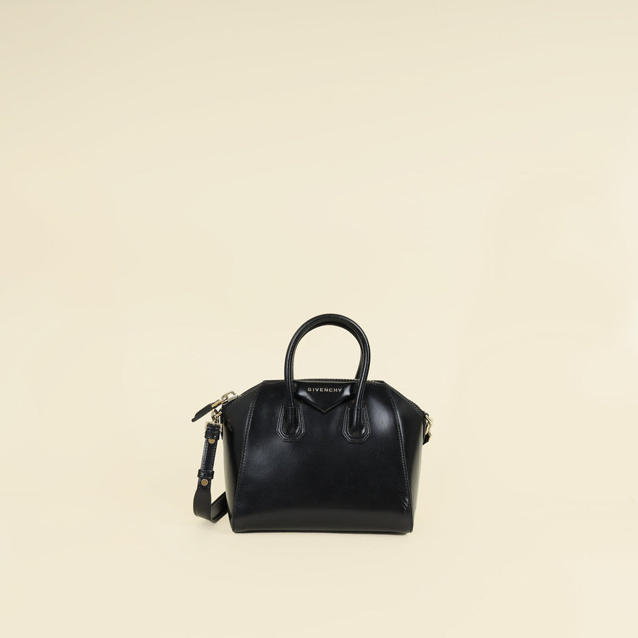 Givenchy Black Mini Antigona Tote Bag