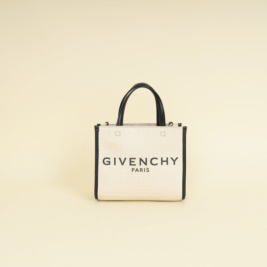 Givenchy Bicolor Mini G Shopping Tote Bag