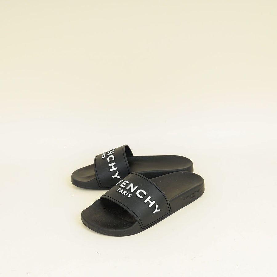 Givenchy Black Logo Slides 36