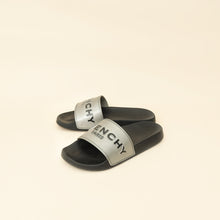 Givenchy Bicolor Logo Rubber Slides 36