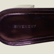 Givenchy Metallic Violet 4G Embossed Mules 39