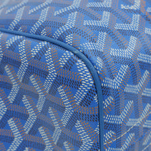 Goyard Blue Goyardine Rouette Souple Tote Bag