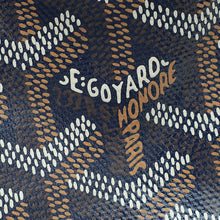 Goyard Navy Blue Goyardine Saint Louis GM Bag