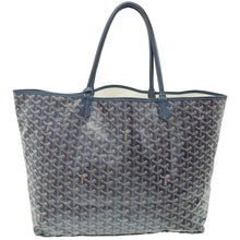 Goyard Navy Blue Goyardine Saint Louis GM Bag