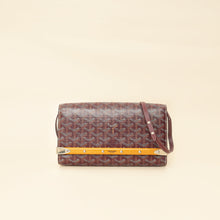 Goyard Burgundy Goyardine Monte Carlo PM Strap Clutch Bag