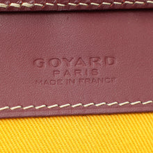 Goyard Burgundy Goyardine Monte Carlo PM Strap Clutch Bag