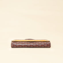 Goyard Burgundy Goyardine Monte Carlo PM Strap Clutch Bag
