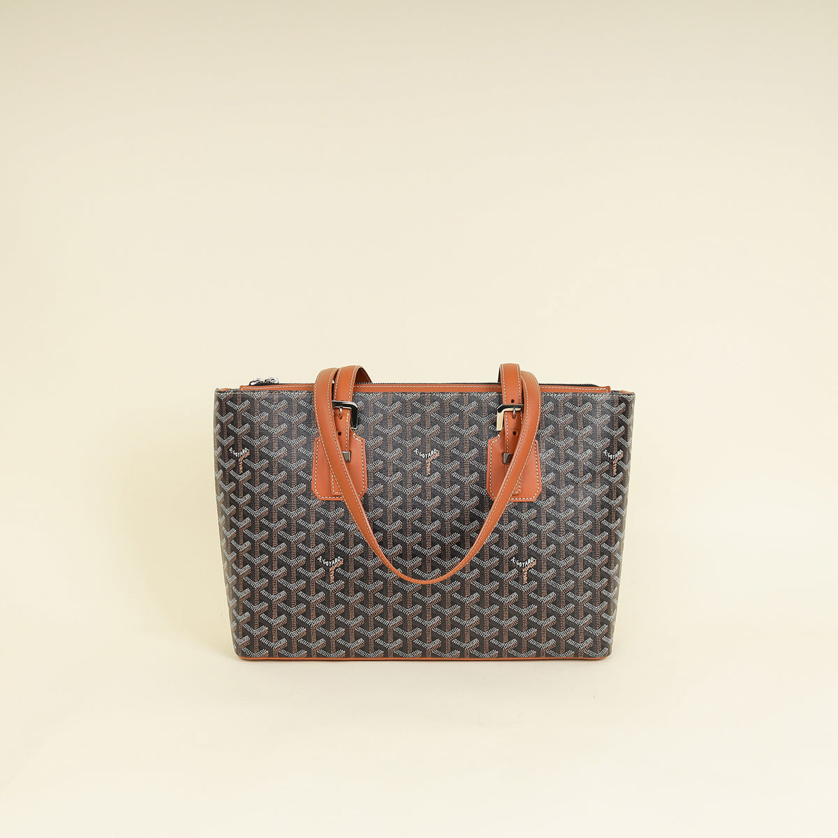 Goyard Bicolor Goyardine Okinawa PM Tote Bag